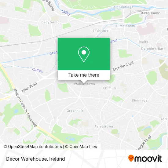 Decor Warehouse map