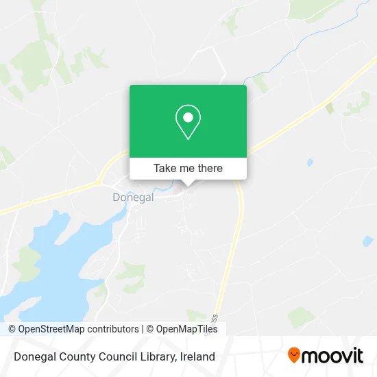Donegal County Council Library map