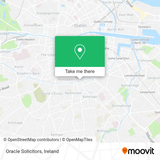 Oracle Solicitors map