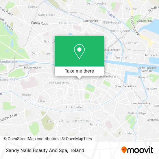 Sandy Nails Beauty And Spa map