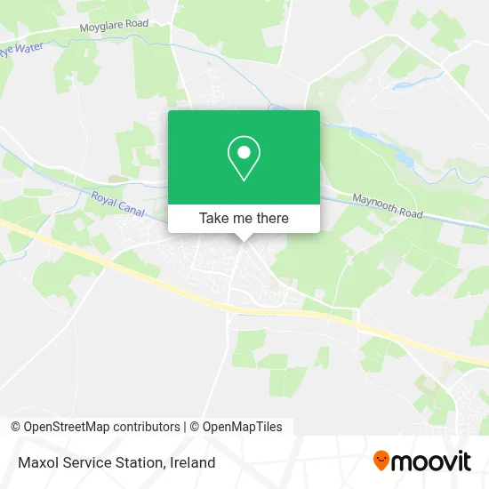 Maxol Service Station map