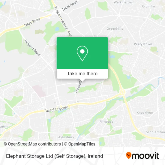 Elephant Storage Ltd (Self Storage) map