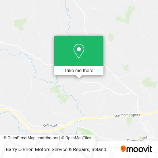 Barry O'Brien Motors Service & Repairs map
