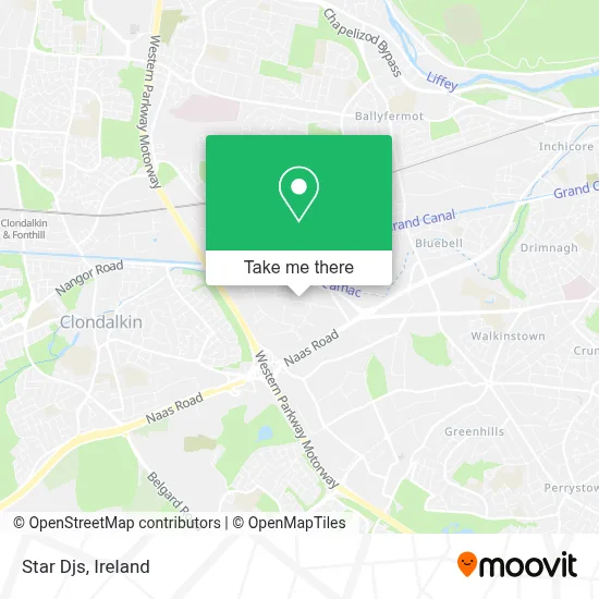 Star Djs map