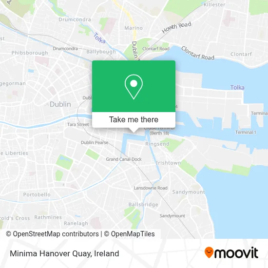 Minima Hanover Quay map