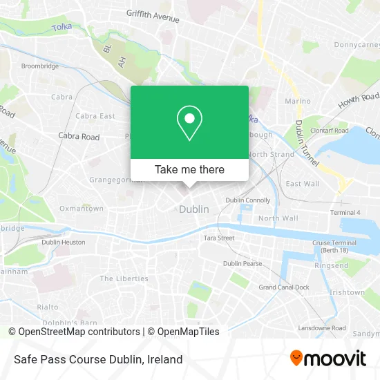 Safe Pass Course Dublin map