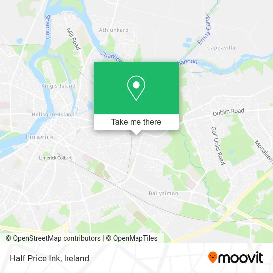 Half Price Ink map
