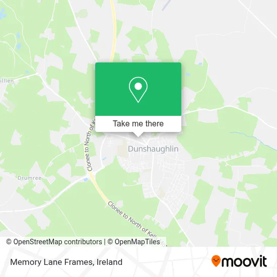 Memory Lane Frames map