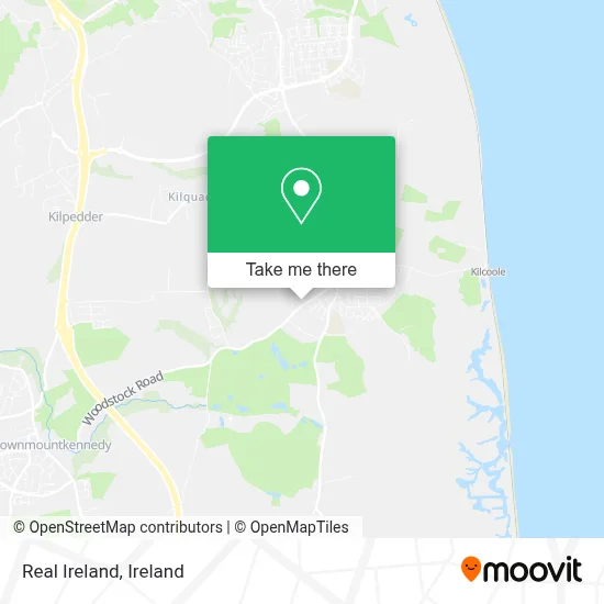 Real Ireland map
