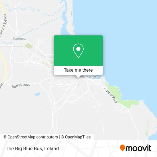 The Big Blue Bus map