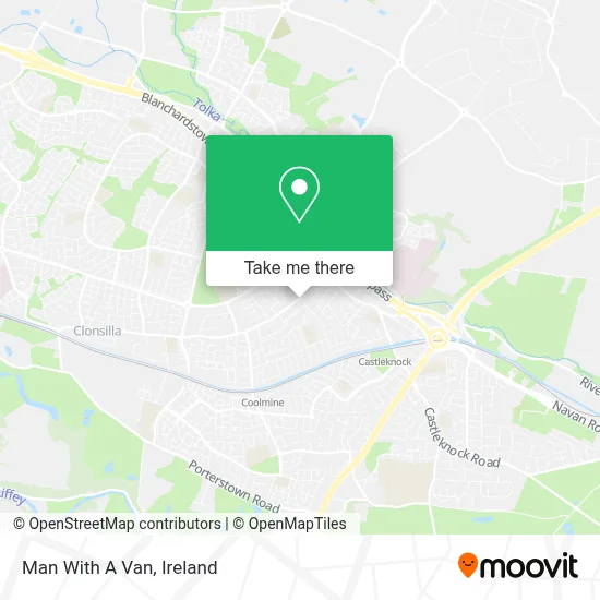 Man With A Van map