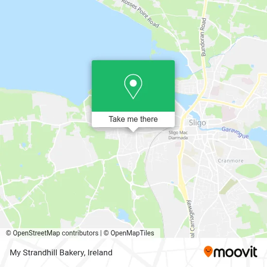 My Strandhill Bakery map