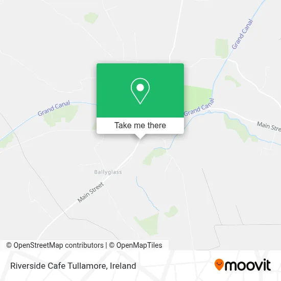 Riverside Cafe Tullamore map