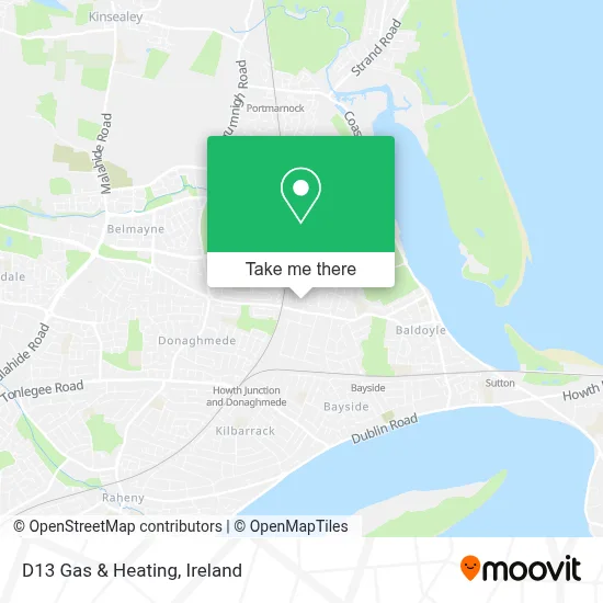 D13 Gas & Heating map