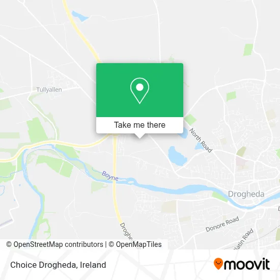 Choice Drogheda map