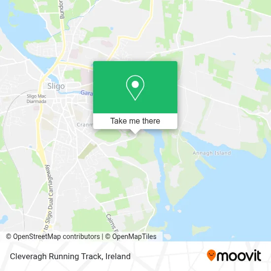 Cleveragh Running Track map