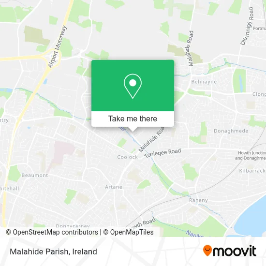 Malahide Parish map