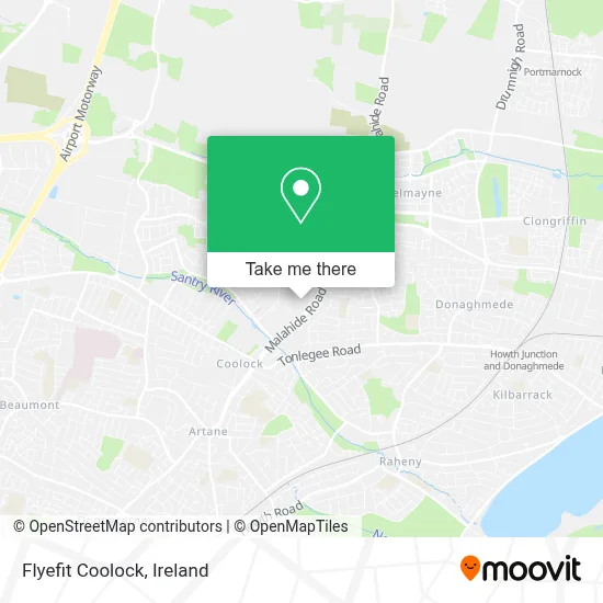 Flyefit Coolock map