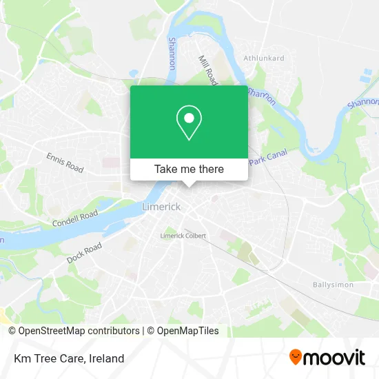 Km Tree Care map