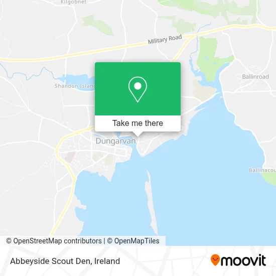Abbeyside Scout Den map