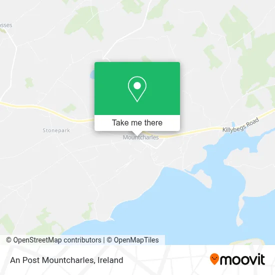 An Post Mountcharles map