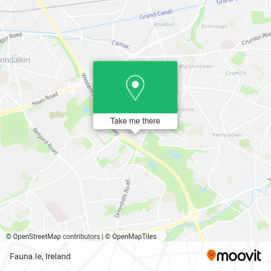 Fauna.Ie map