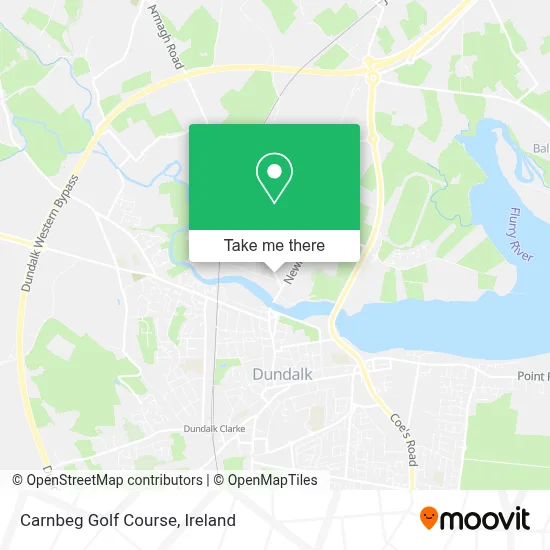 Carnbeg Golf Course map