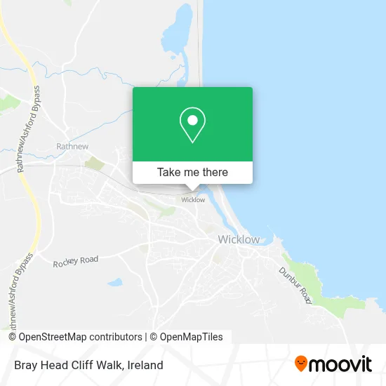 Bray Head Cliff Walk map