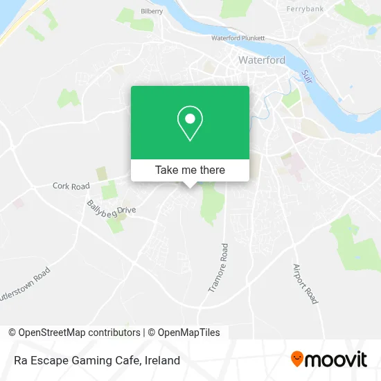 Ra Escape Gaming Cafe map