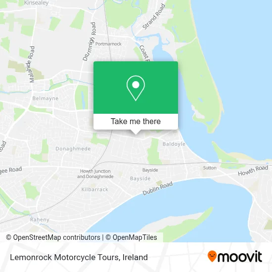 Lemonrock Motorcycle Tours map