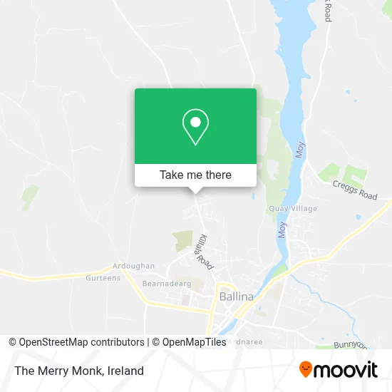 The Merry Monk map