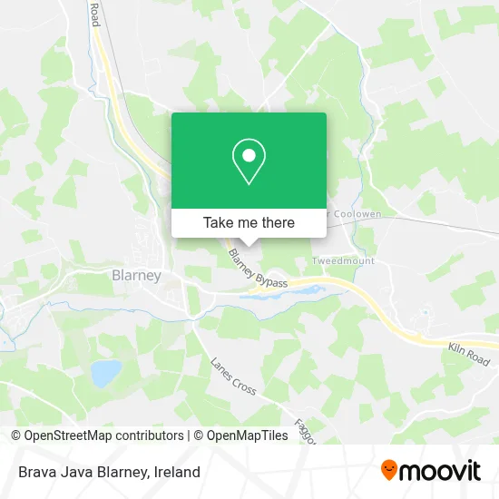 Brava Java Blarney map