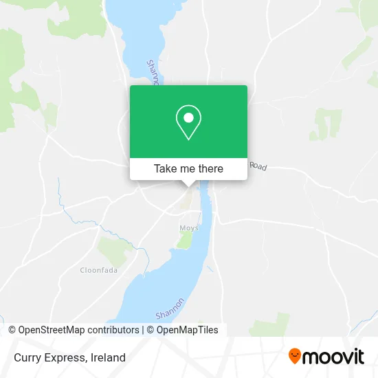 Curry Express map