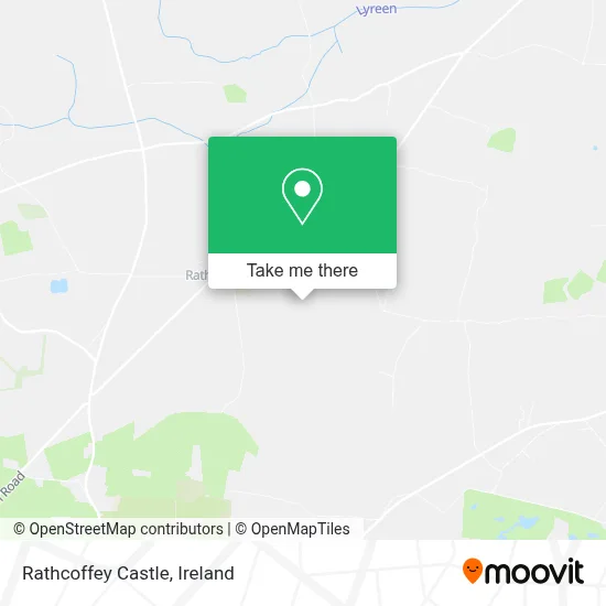 Rathcoffey Castle map