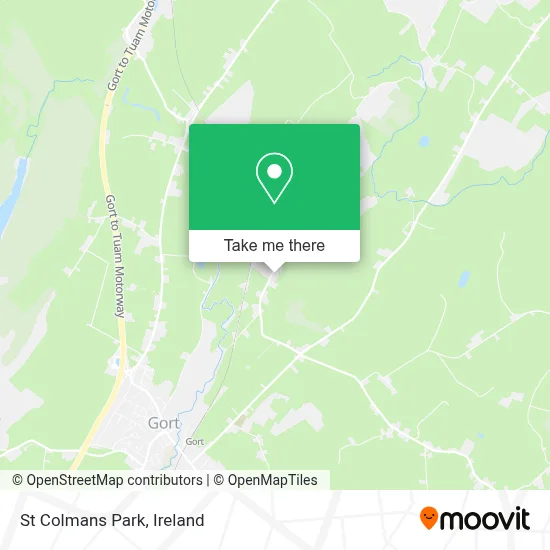 St Colmans Park map