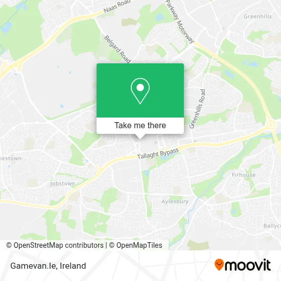 Gamevan.Ie map
