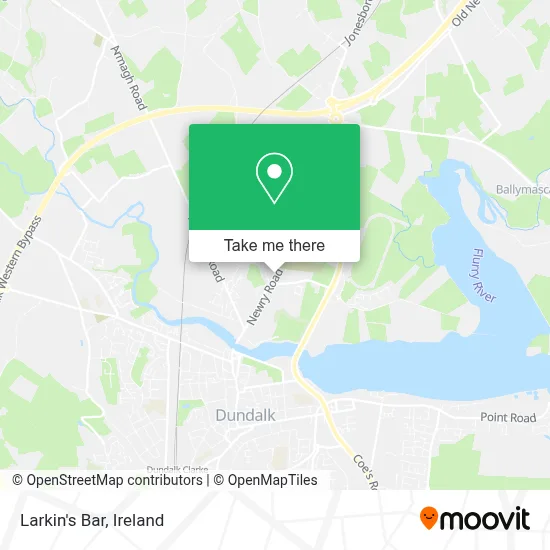 Larkin's Bar map