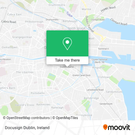 Docusign Dublin map