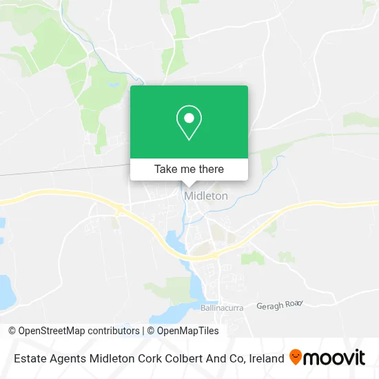 Estate Agents Midleton Cork Colbert And Co map