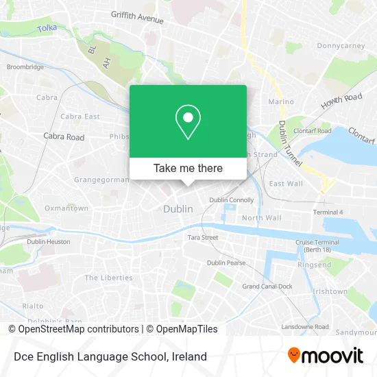 Dce English Language School map