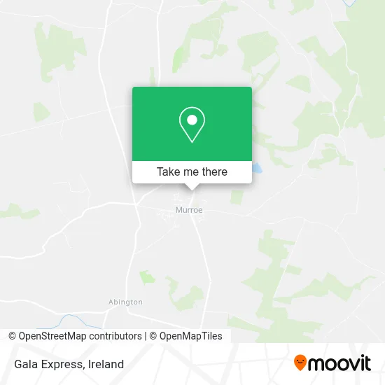 Gala Express map