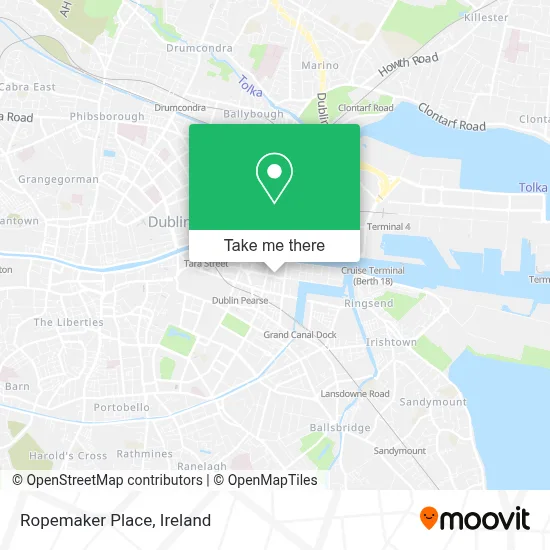 Ropemaker Place map