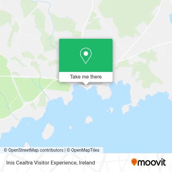 Inis Cealtra Visitor Experience map