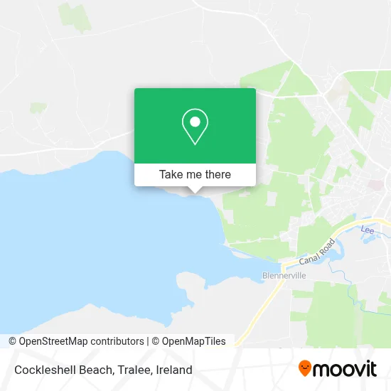 Cockleshell Beach, Tralee map