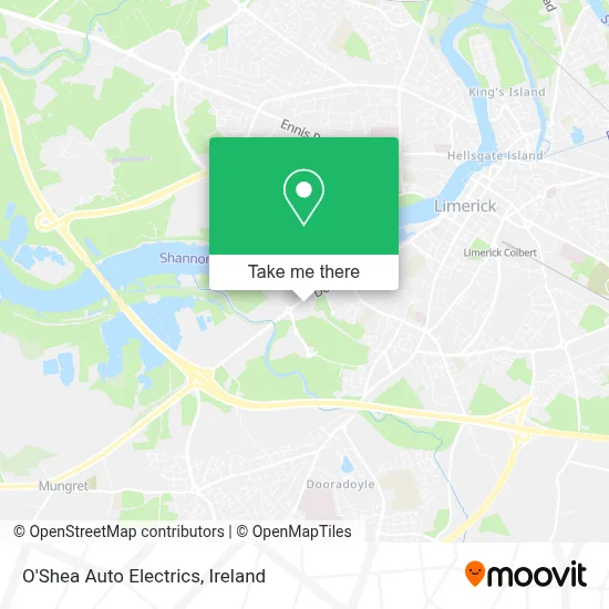 O'Shea Auto Electrics map