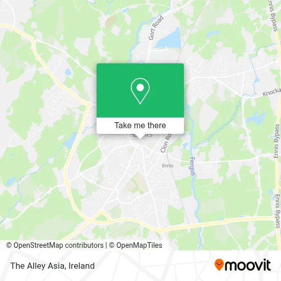 The Alley Asia map