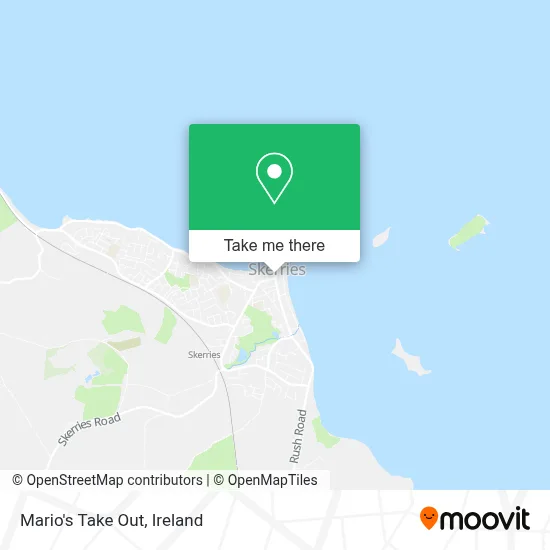 Mario's Take Out map