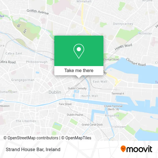 Strand House Bar map