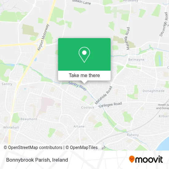Bonnybrook Parish map