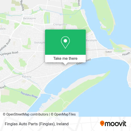Finglas Auto Parts map